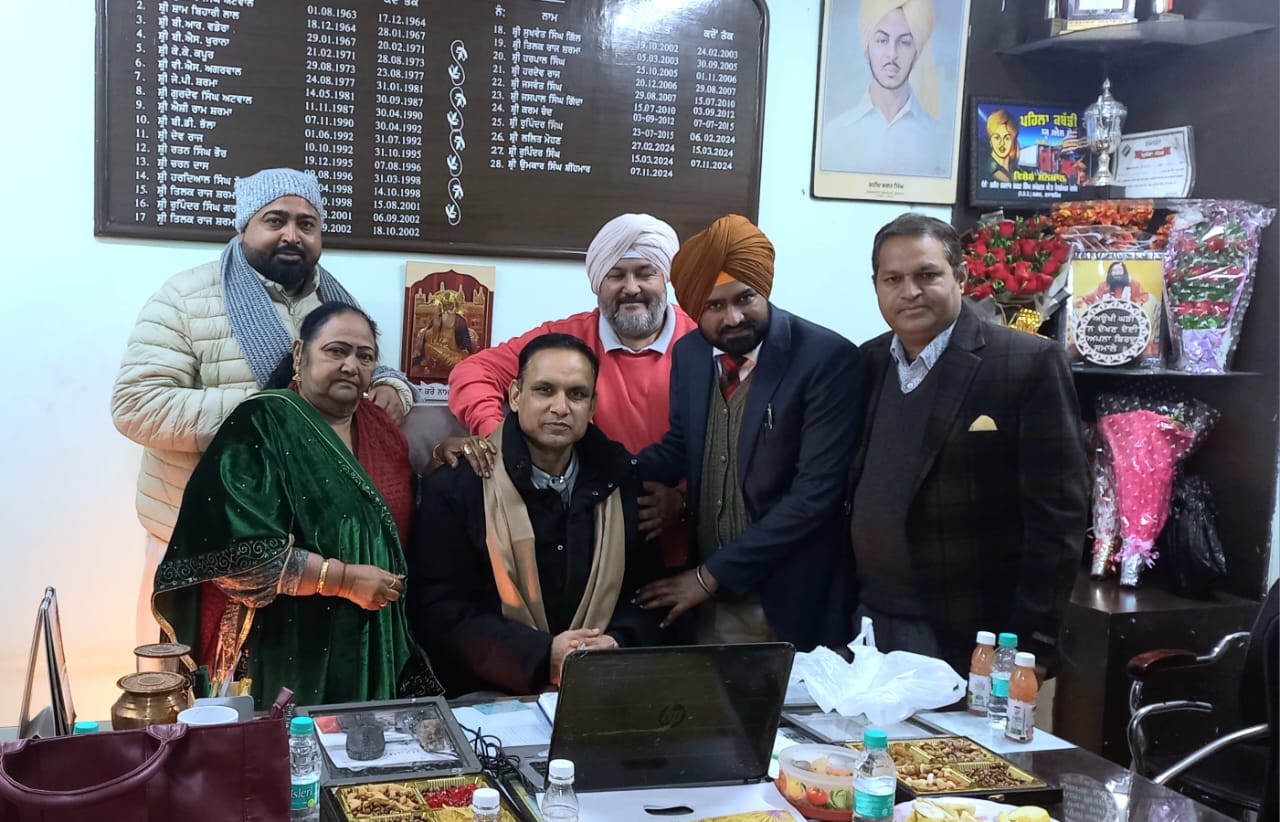 Principal of ITI Nawanshahr, Shri Omkar Singh Mehndipur ji was felicitated.